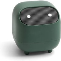 Ersandy - Mini-Desktop-Mülleimer mit Deckel, doppelschichtiger Ninja-Mülleimer, der Küchen- und Badezimmergerüche effektiv isoliert. von ERSANDY