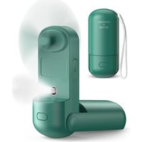 Tragbarer Nebelventilator, 3-in-1-Handventilator, 3 einstellbare Geschwindigkeiten, faltbarer persönlicher Ventilator für Mädchen und Frauen auf von ERSANDY