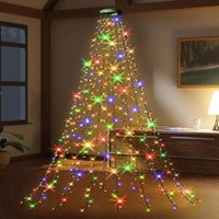 Weihnachtsbaum-Lichter-Girlande, 2 m, 16 Zweige, 400 LEDs, Weihnachtsbaum-Lichter-Girlande mit 8 Modi und Timer, wasserdichtes Weihnachtsbaum-Licht Weihnachtsbaum-Lichter-Girlande, 2 m, 16 Zweige, 400 LEDs, Weihnachtsbaum-Lichter-Girlande mit 8 Modi und Timer, wasserdichtes Weihnachtsbaum-Licht von ERSANDY