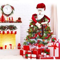 Weihnachtsbaumspitze mit Weihnachtsmann-Dekoration, Stoff, Weihnachtsbaumspitze, Weihnachtsbaumhut, Weihnachtsbaumspitze, Weihnachtsbaumdekoration Weihnachtsbaumspitze mit Weihnachtsmann-Dekoration, Stoff, Weihnachtsbaumspitze, Weihnachtsbaumhut, Weihnachtsbaumspitze, Weihnachtsbaumdekoration von ERSANDY