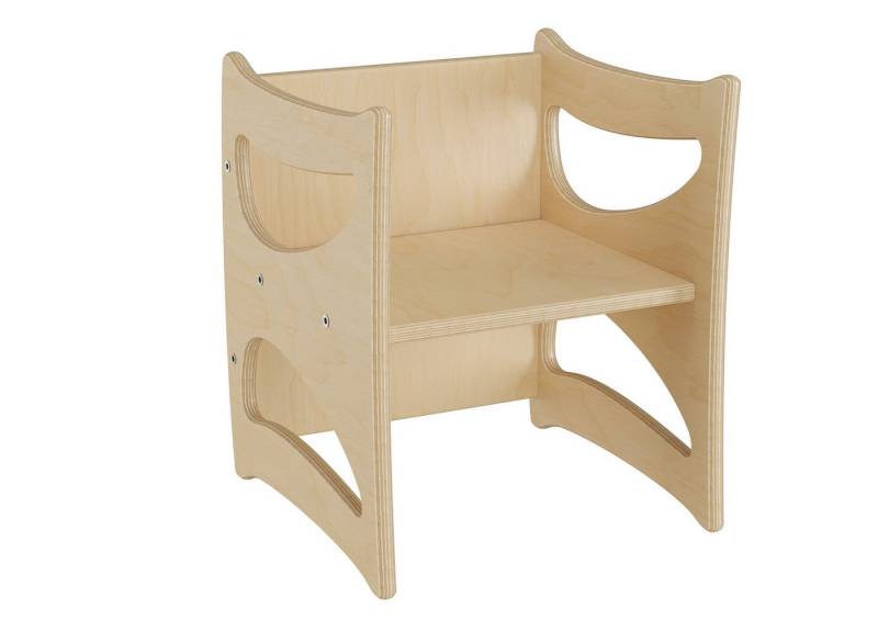 ERST-HOLZ Arbeitshocker Wendehocker Kindermöbel Holz Kindertisch Kinderstuhl Kinderhocker von ERST-HOLZ