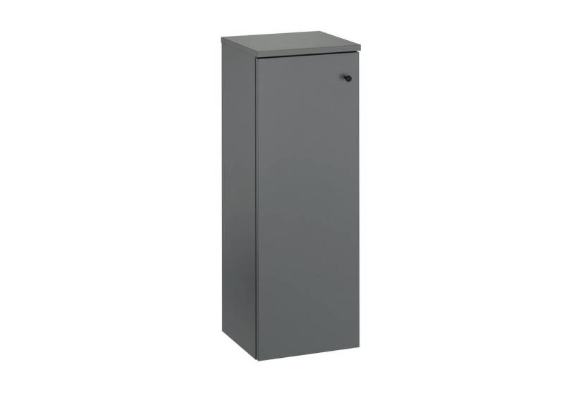 ERST-HOLZ Badmöbel-Set Badschrank Grau Wandmontage oder stehend, (Schrank ohne Füß) von ERST-HOLZ