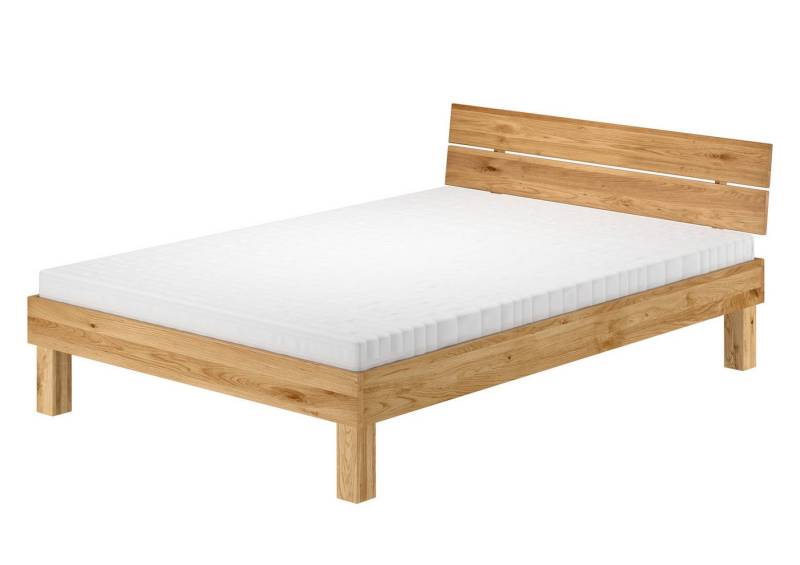 ERST-HOLZ Bett Ehebett Doppelbett Holzbett aus Eiche Massiv 160x200 cm Geölt, Eichegeölt von ERST-HOLZ