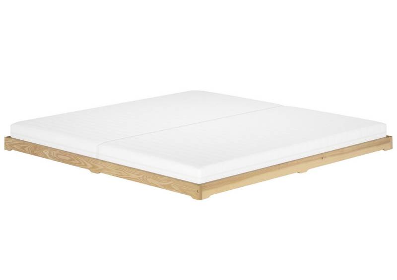 ERST-HOLZ Bett Ehebett Massivholzbett Niedrig Esche Lackiert 200 cm x 200 cm, Eschefarblos lackiert ERST-HOLZ Bett Ehebett Massivholzbett Niedrig Esche Lackiert 200 cm x 200 cm, Eschefarblos lackiert von ERST-HOLZ