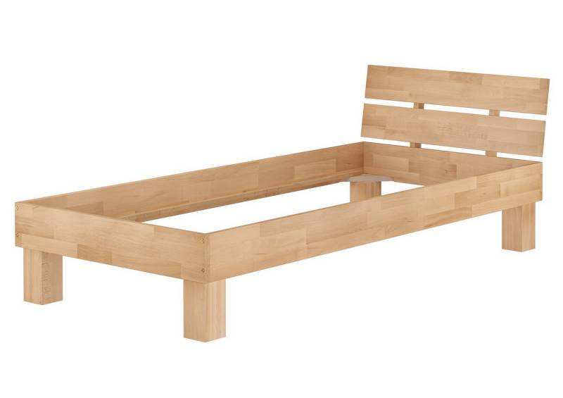ERST-HOLZ Bett Einzelbett Bettrahmen Gästebett Buche 100 x 200 nur Bettrahmen, Buchegeölt ERST-HOLZ Bett Einzelbett Bettrahmen Gästebett Buche 100 x 200 nur Bettrahmen, Buchegeölt von ERST-HOLZ