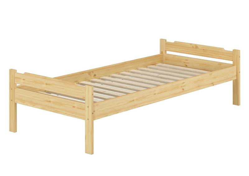 ERST-HOLZ Bett Massivholz-Einzelbett für Kinder und Jugendliche Kiefer 80 x 200 cm, Kieferfarblos lackiert ERST-HOLZ Bett Massivholz-Einzelbett für Kinder und Jugendliche Kiefer 80 x 200 cm, Kieferfarblos lackiert von ERST-HOLZ