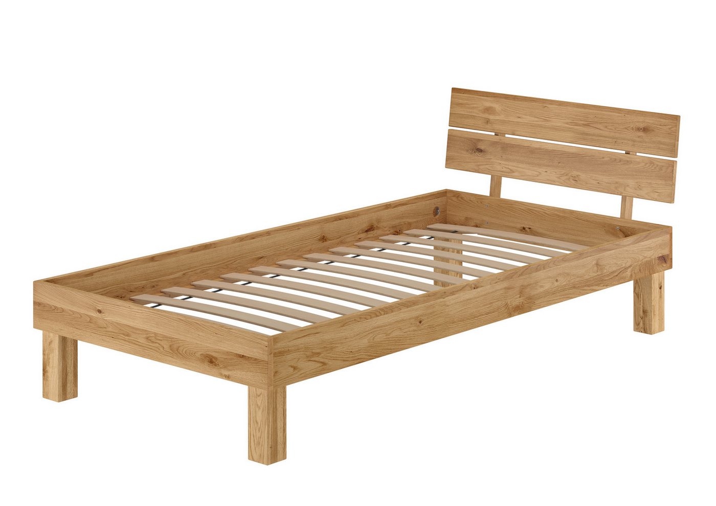 ERST-HOLZ Bett Massivholzbett Einzelbett Singlebett Holzbett Eiche Geölt, Eichegeölt ERST-HOLZ Bett Massivholzbett Einzelbett Singlebett Holzbett Eiche Geölt, Eichegeölt von ERST-HOLZ