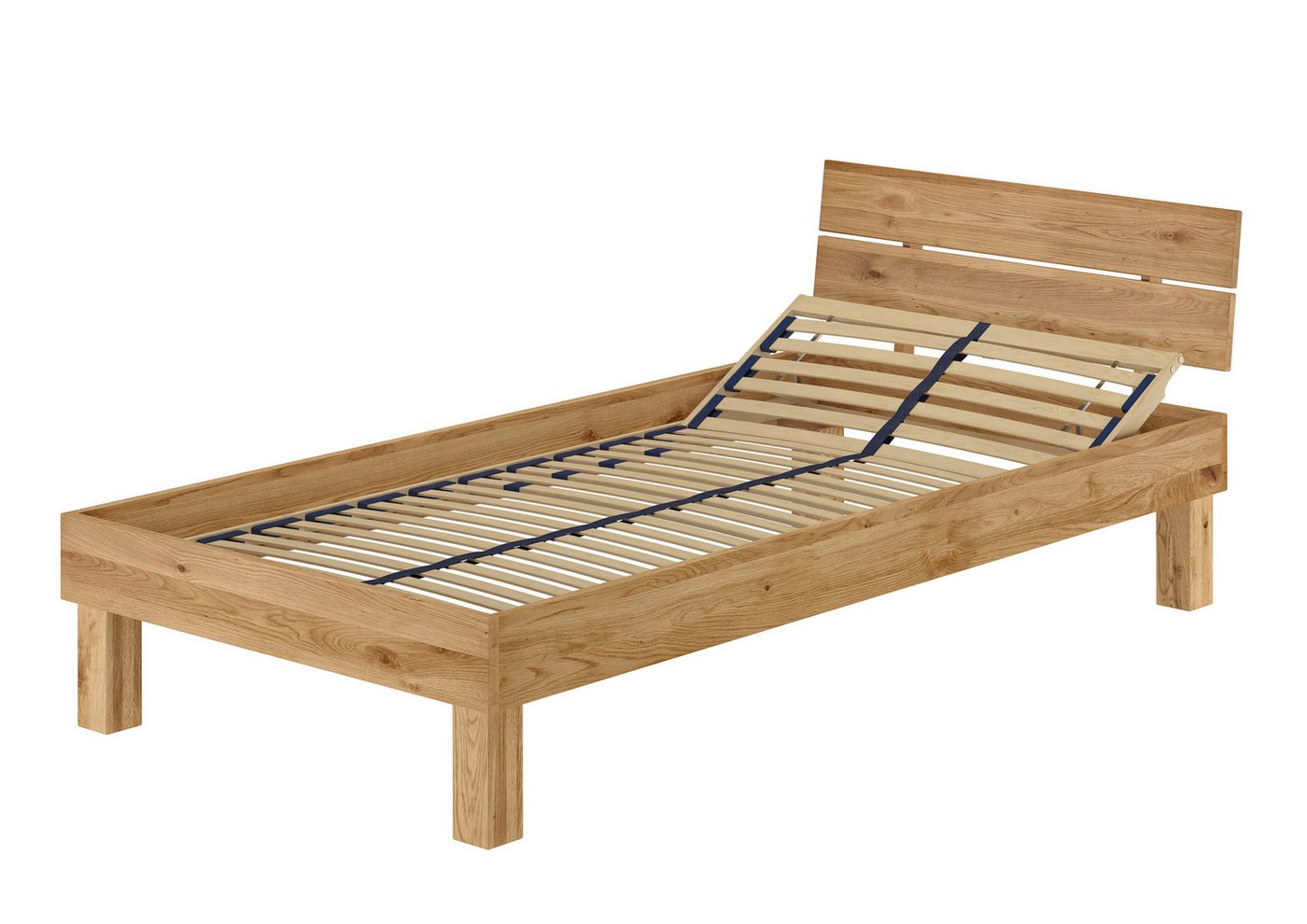 ERST-HOLZ Bett Massivholzbett Einzelbett Singlebett Holzbett Eiche Geölt, Eichegeölt ERST-HOLZ Bett Massivholzbett Einzelbett Singlebett Holzbett Eiche Geölt, Eichegeölt von ERST-HOLZ