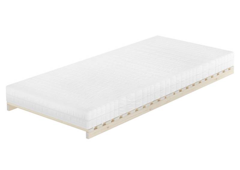 ERST-HOLZ Bett Niederflurbett Metallfrei 100 x 200 Futon Lattenrost Fichte, Fichteunbehandelt von ERST-HOLZ