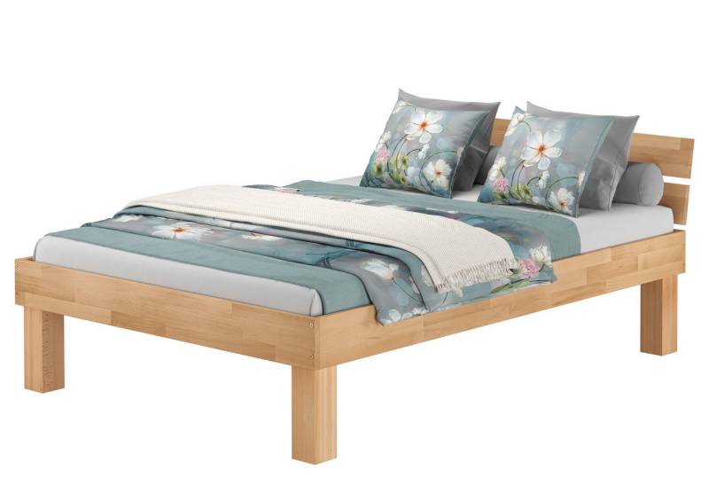 ERST-HOLZ Bett Überlanges Bett Buche mit Zweierlei Füßen Wählbare Breite ohne Rost, Buchefarblos lackiert ERST-HOLZ Bett Überlanges Bett Buche mit Zweierlei Füßen Wählbare Breite ohne Rost, Buchefarblos lackiert von ERST-HOLZ