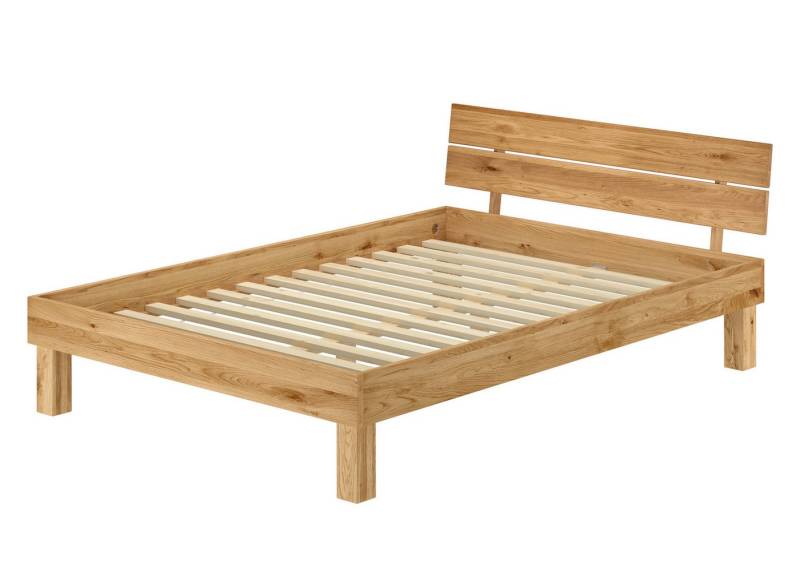 ERST-HOLZ Bett Vollholzbett Massivholzbett Doppelbett 140x200 cm Eiche Geölt, Eichegeölt ERST-HOLZ Bett Vollholzbett Massivholzbett Doppelbett 140x200 cm Eiche Geölt, Eichegeölt von ERST-HOLZ