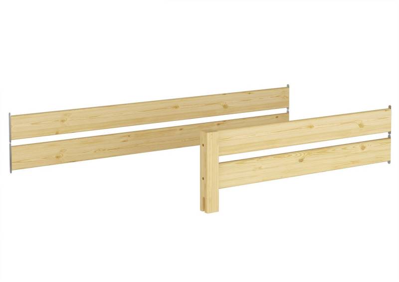 ERST-HOLZ Bettschutzgitter Kindersicherung Rausfallschutz für Model 60.16 Kiefer Massiv Natur von ERST-HOLZ