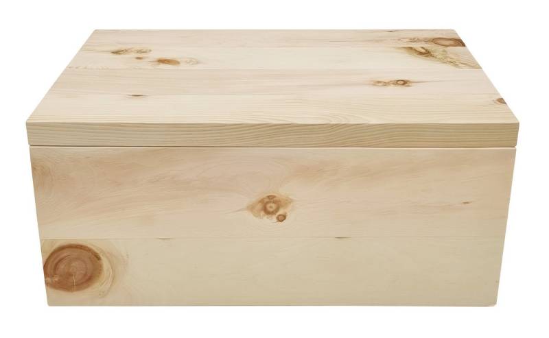 ERST-HOLZ Brotkasten Brotbox aus Zirben Holz mit Schneidebrett ERST-HOLZ Brotkasten Brotbox aus Zirben Holz mit Schneidebrett von ERST-HOLZ