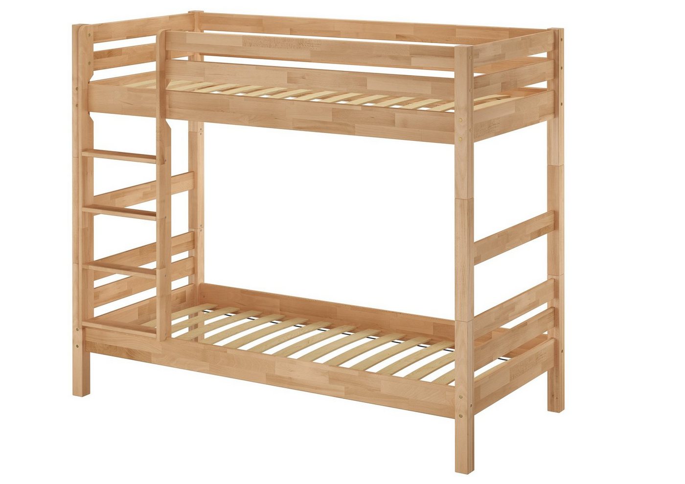 ERST-HOLZ Etagenbett Breites Etagenbett Stockbett Holzbett Buche Massiv Natur 100 x 200 ERST-HOLZ Etagenbett Breites Etagenbett Stockbett Holzbett Buche Massiv Natur 100 x 200 von ERST-HOLZ