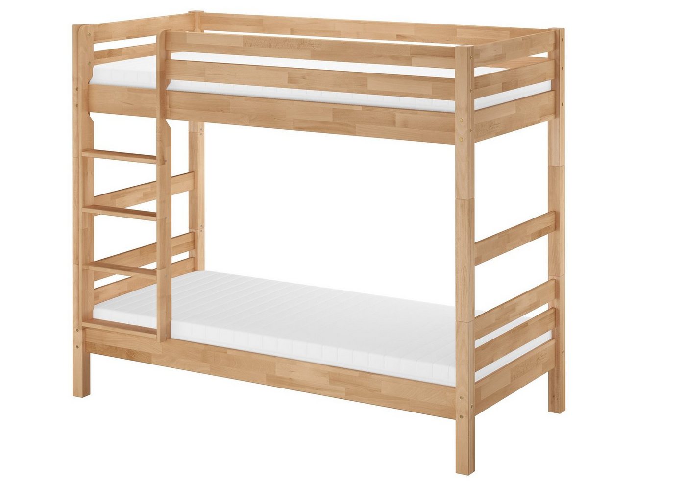 ERST-HOLZ Etagenbett Breites Etagenbett Stockbett Holzbett Buche Massiv Natur 100 x 200 ERST-HOLZ Etagenbett Breites Etagenbett Stockbett Holzbett Buche Massiv Natur 100 x 200 von ERST-HOLZ