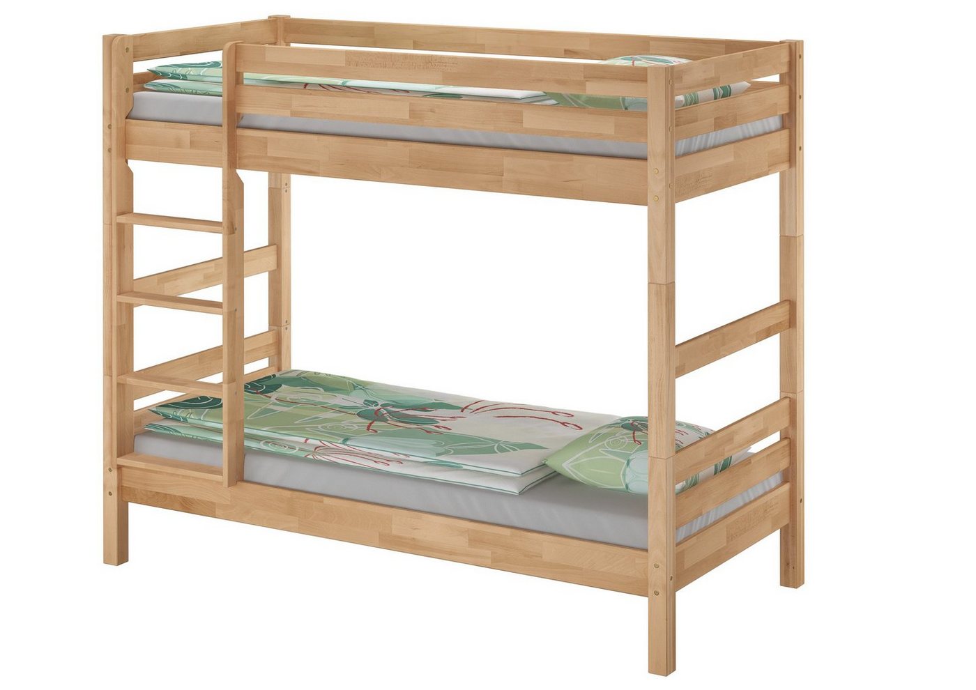 ERST-HOLZ Etagenbett Breites Etagenbett Stockbett Holzbett Buche Massiv Natur 100 x 200 ERST-HOLZ Etagenbett Breites Etagenbett Stockbett Holzbett Buche Massiv Natur 100 x 200 von ERST-HOLZ