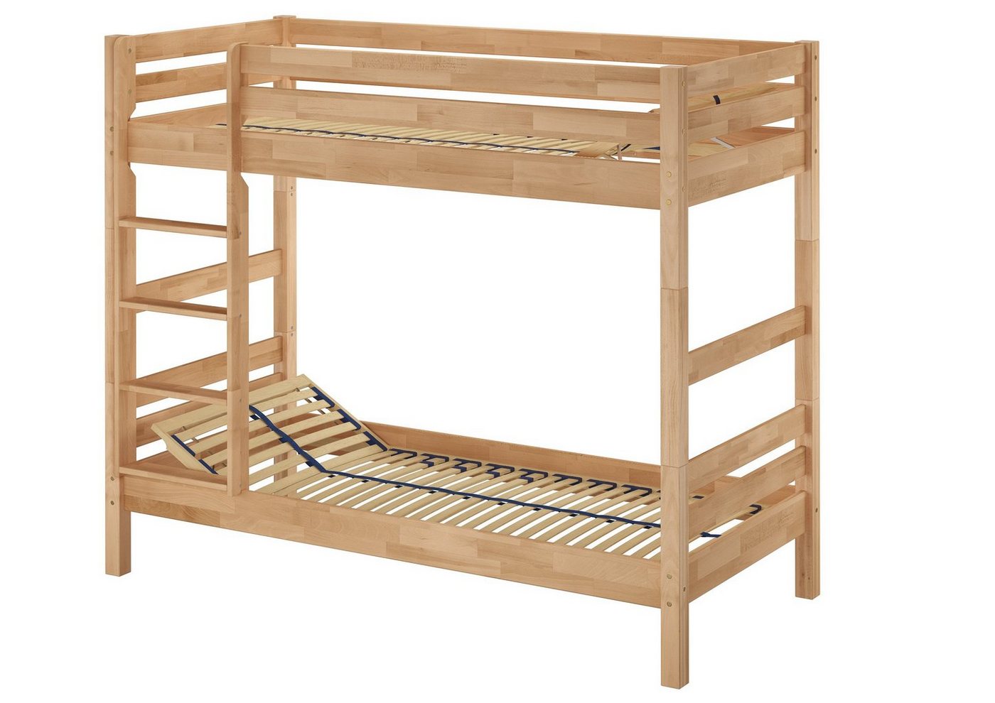 ERST-HOLZ Etagenbett Breites Etagenbett Stockbett Holzbett Buche Massiv Natur 100 x 200 ERST-HOLZ Etagenbett Breites Etagenbett Stockbett Holzbett Buche Massiv Natur 100 x 200 von ERST-HOLZ