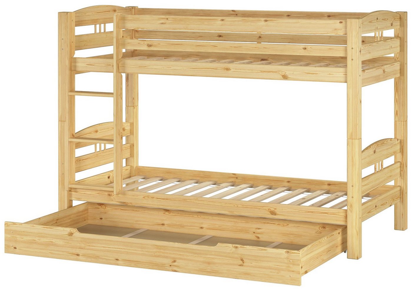 ERST-HOLZ Etagenbett Kinderetagenbett massiv Kiefer Stockbett Hochbett von ERST-HOLZ