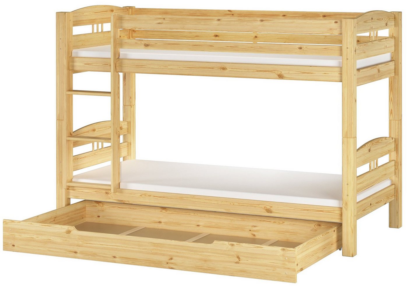 ERST-HOLZ Etagenbett Kinderetagenbett massiv Kiefer Stockbett Hochbett von ERST-HOLZ