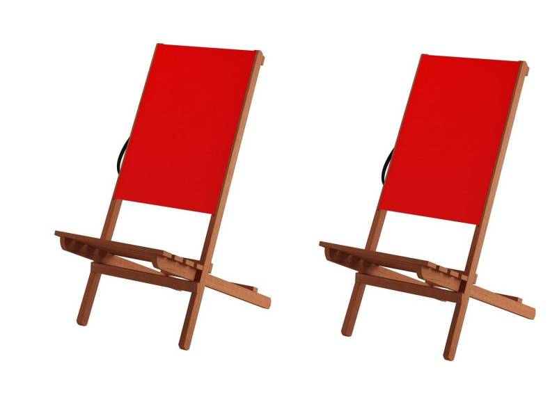 ERST-HOLZ Gartenliege Partystuhl-Set Wikingerstuhl Lagerfeuerstuhl Set Wählbar von ERST-HOLZ