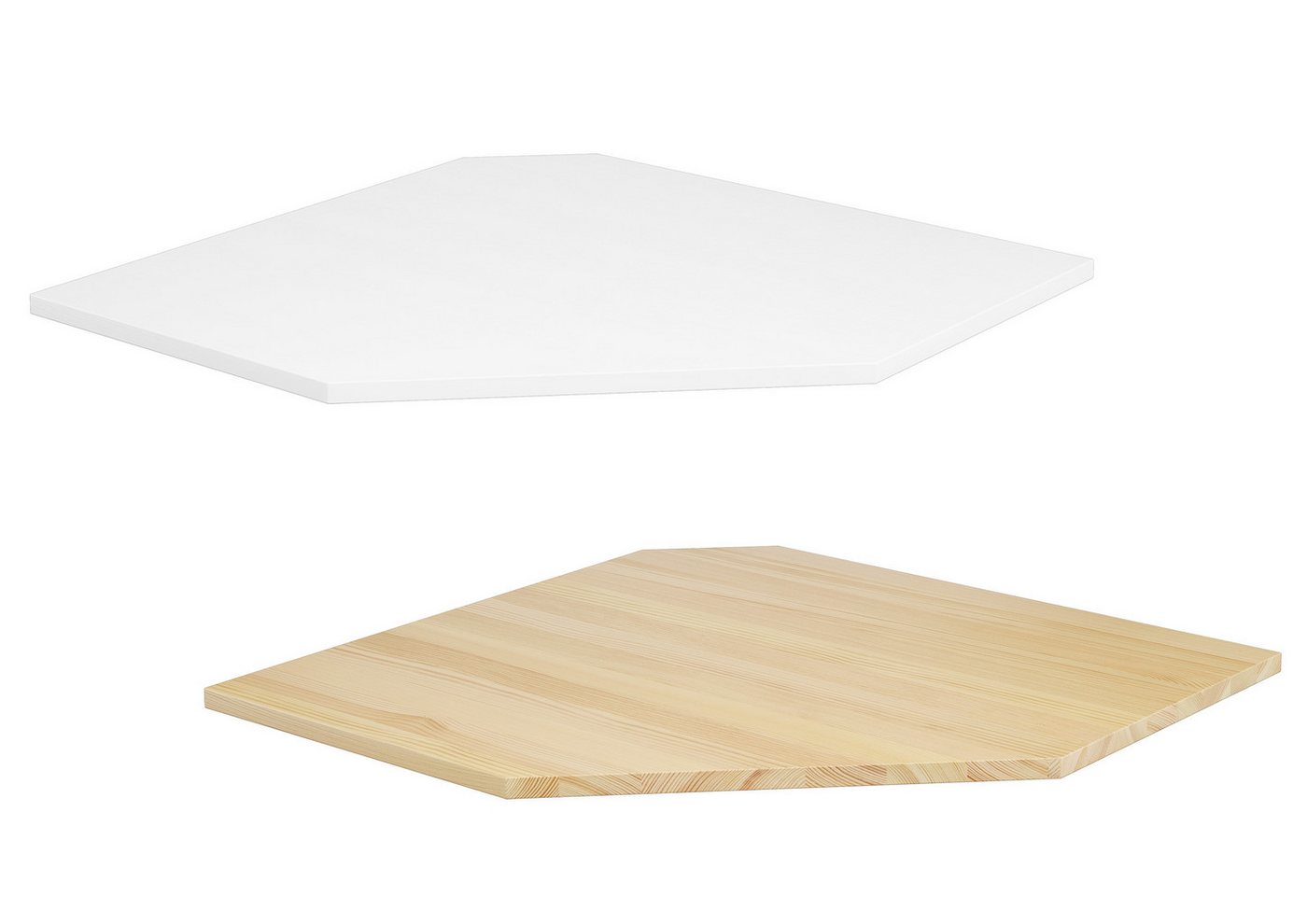 ERST-HOLZ Hochbett Schreibtischplatte für Hochbetten Kiefer Natur oder Weiß lackiert Kieferfarblos lackiert ERST-HOLZ Hochbett Schreibtischplatte für Hochbetten Kiefer Natur oder Weiß lackiert Kieferfarblos lackiert von ERST-HOLZ