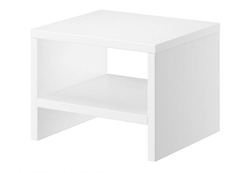 ERST-HOLZ Nachtkommode Nachttisch modern weiß Kiefer massiv, 90.20-K5 W - Nachttisch Kiefer waschweiß von ERST-HOLZ