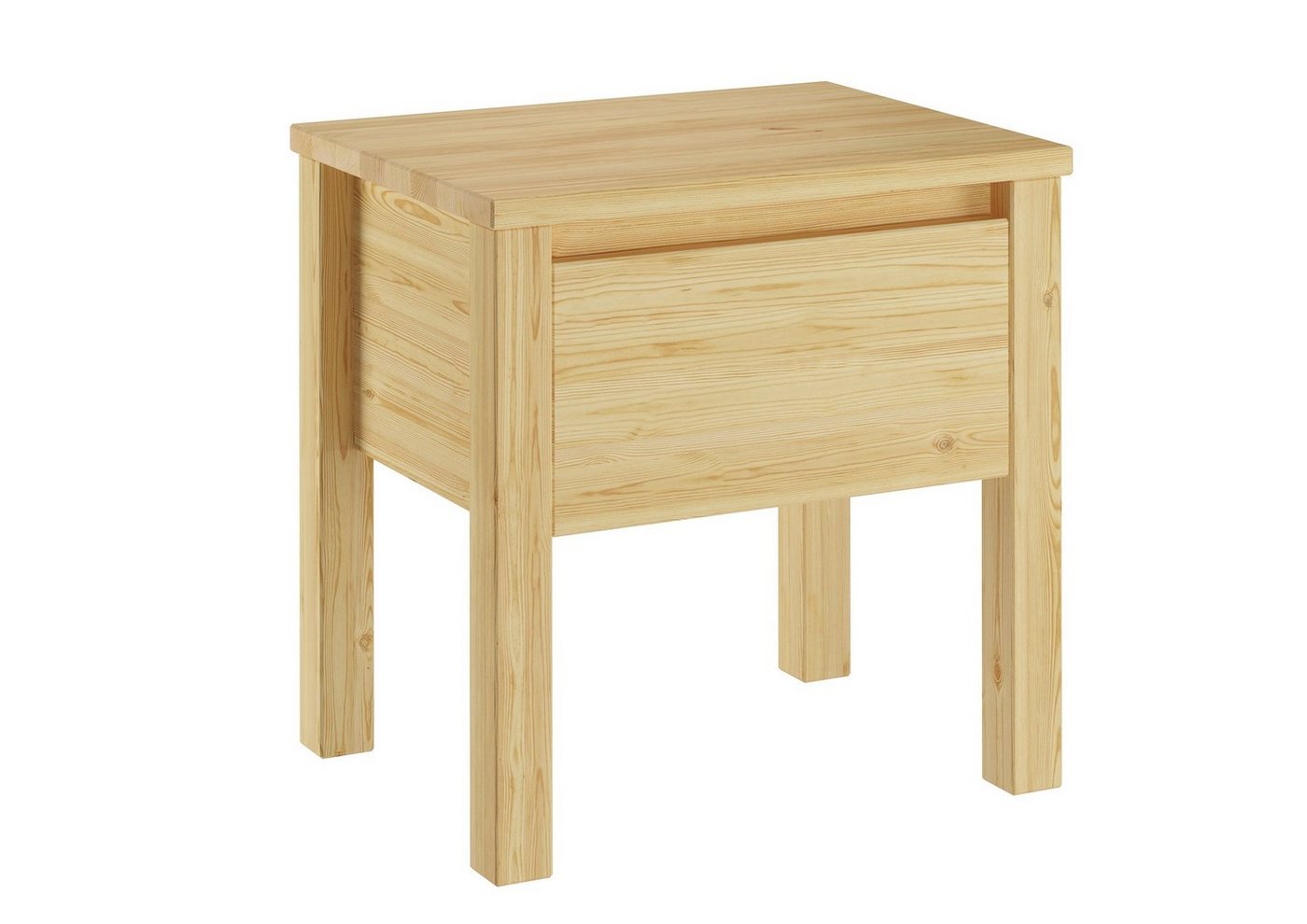 ERST-HOLZ Nachtkommode Nachttisch Kiefer Massiv Bettkommode Nachtschrank mit Schublade, 90.20-K14 - Nachttisch Kiefer farblos lackiert-eine Schublade ERST-HOLZ Nachtkommode Nachttisch Kiefer Massiv Bettkommode Nachtschrank mit Schublade, 90.20-K14 - Nachttisch Kiefer farblos lackiert-eine Schublade von ERST-HOLZ