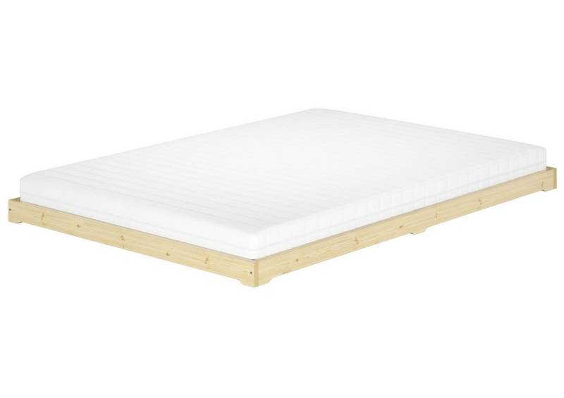 ERST-HOLZ Bett Futonbett Massivholz Extra Niedrig Fichte Geölt 160 x 200, Fichtegeölt von ERST-HOLZ