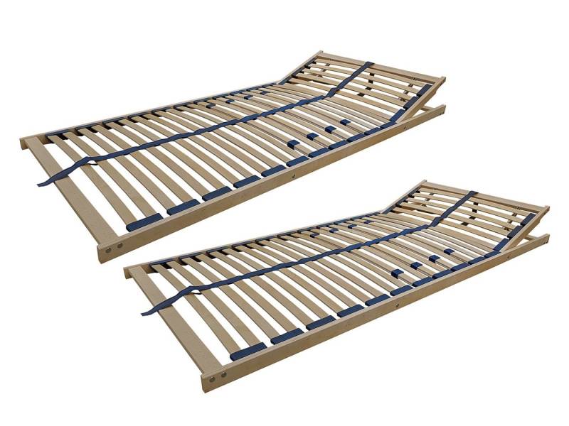 Lattenrost Federholzrahmen Lattenrost 80 x 200 Kopfteil Verstellbar Doppelpack, ERST-HOLZ von ERST-HOLZ