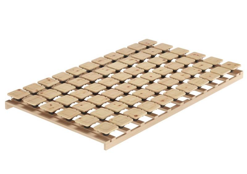 Tellerlattenrost Hochwertiger Rost aus Zirbe 120 x 200 mit Tellersystem, ERST-HOLZ, Tellerrost von ERST-HOLZ