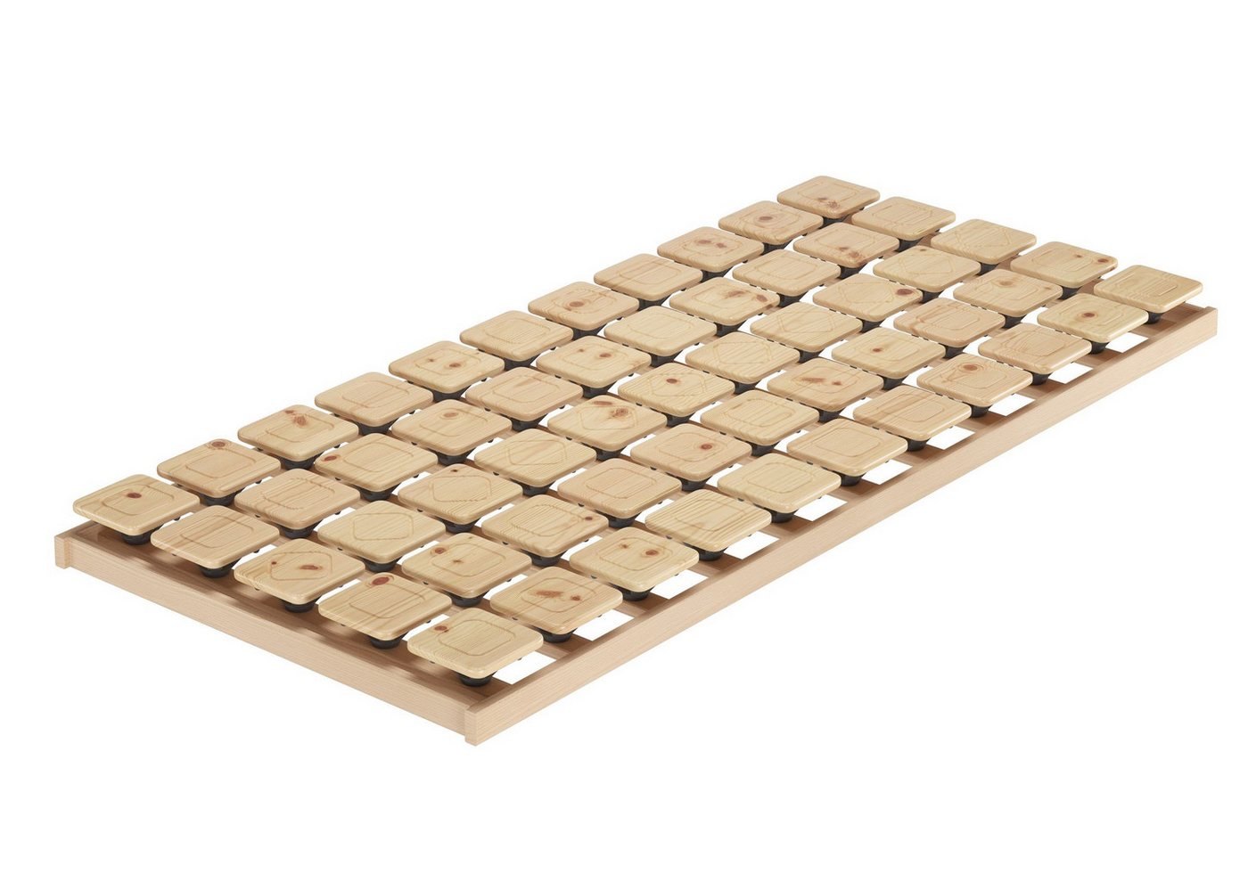 Tellerlattenrost Metallfreier Tellerrost 90 x 200 Zirbe Echtholz Unbehandelt, ERST-HOLZ, Tellerrost von ERST-HOLZ