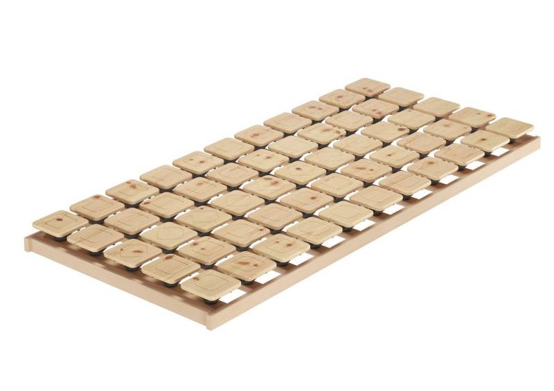Tellerlattenrost Metallfreier Tellerrost 90 x 200 Zirbe Echtholz Unbehandelt, ERST-HOLZ, Tellerrost von ERST-HOLZ