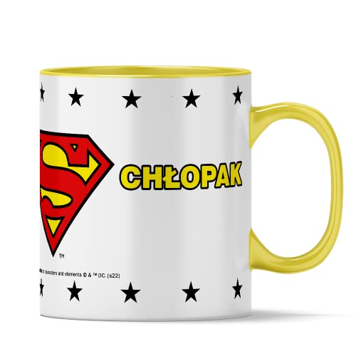 ERT GROUP Original und offiziell lizenziert von DC Keramikbecher, Muster Superman 255, Kaffee- und Teebecher Tasse 330ml von ERT GROUP