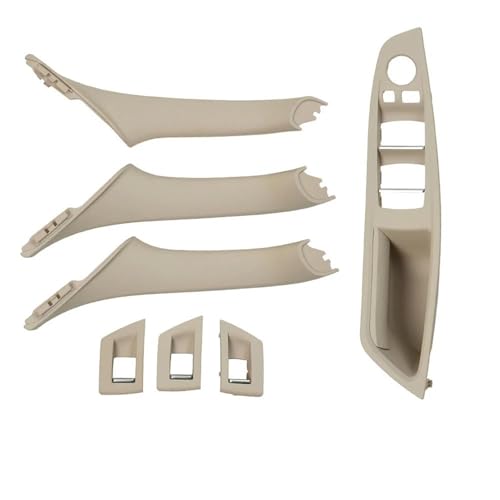 ERUEUBGRM LHD RHD Auto Innentür Armlehne Innen Ziehgriff Set Für 5er F10 F11 F18 520i 523i 525i 528i 530i 535i 540i 2010-2017 Türinnengriffe(RHD Oyster) von ERUEUBGRM