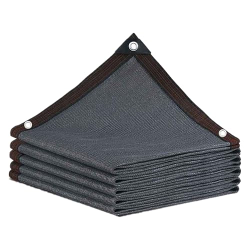 Anti-UV-Netzwerk, Gray HDPE 90% UV Block Sunshade Net Multiple Sizes for Patio Balcony Garden Roof(5.0x9.0 m/16.4x29.5 ft) von ERVDKXCOI