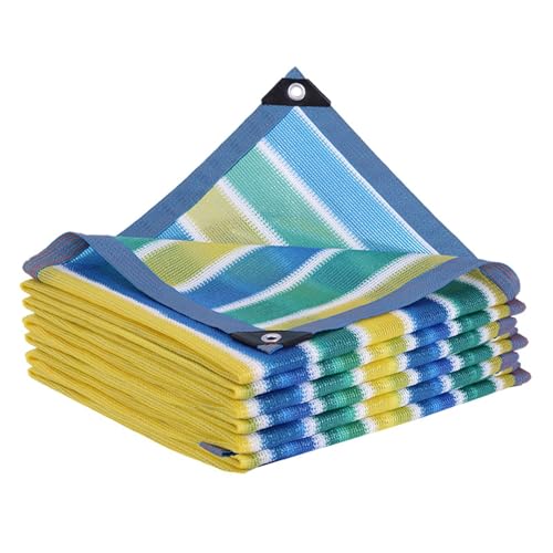 Anti-UV-Netzwerk, HDPE Sunshade Net 88% Shade Multicolor Multiple Sizes(10.0x12.0 m/32.8x39.4 ft) von ERVDKXCOI