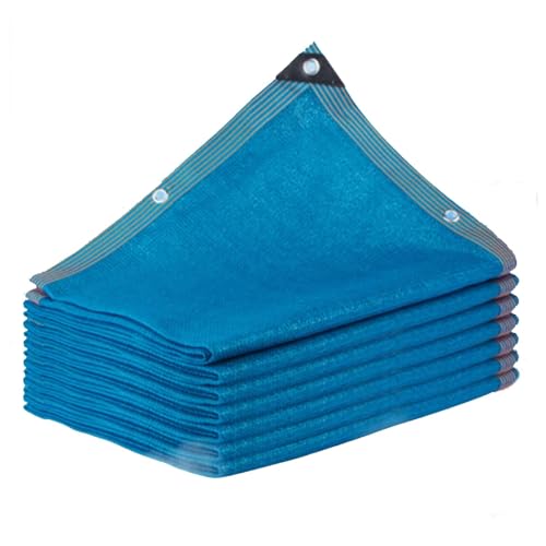 Anti-UV-Netzwerk, Shade Cloth 88% Sun Block Blue Multiple Sizes with Grommets(2.0x6.0 m/6.6x19.7 ft) von ERVDKXCOI