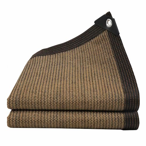 Anti-UV-Netzwerk, Sunshade Net 85% Brown Multiple Sizes(5.0x10.0 m/16.4x32.8 ft) von ERVDKXCOI