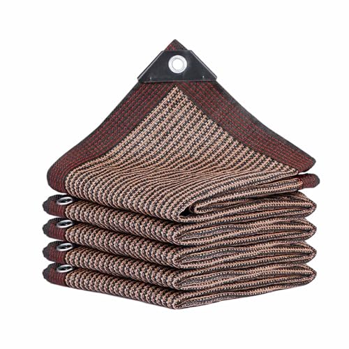 Anti-UV-Netzwerk, Sunshade Net Shade Cloth Brown Multiple Sizes(6.0x10.0 m/19.7x32.8 ft) von ERVDKXCOI