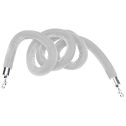 Massenkontrolle Barrieren Schlangen an Seilen, Absperrseil aus Samt, grün, Absperrung for Menschenmengen, for Absperrpfosten, Warteschlangenstangen mit Metallhaken(C,2.2m/7.2ft/86.6in) von ERVDKXCOI