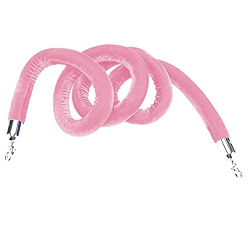 Massenkontrolle Barrieren Schlangen an Seilen, Absperrseil aus Samt, grün, Absperrung for Menschenmengen, for Absperrpfosten, Warteschlangenstangen mit Metallhaken(I,1.5m/5ft/59in) von ERVDKXCOI