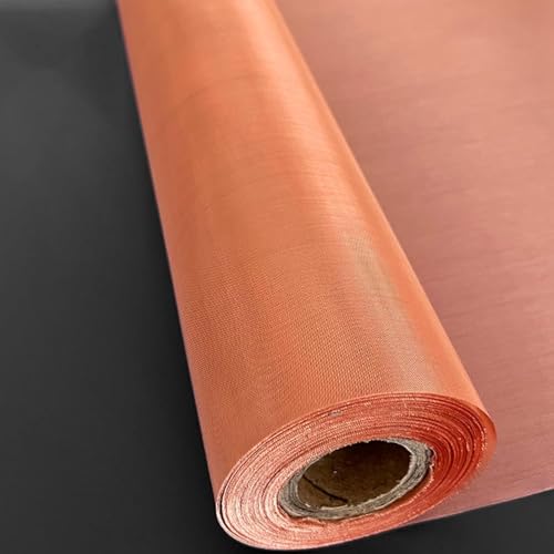 Messing aus Metallfasern, Brass Wire Mesh Filter Screen Copper Purple 20-200 Mesh 39.3 Inch Width(150mesh 39.3x39.3inch) von ERVDKXCOI