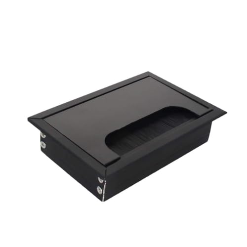 Tisch mit Löchernägeln, 1PC Draht Loch Abdeckungen 80X120mm Aluminium Schreibtisch Tülle Platz Kabel Einsatz for Draht Veranstalter von ERVDKXCOI