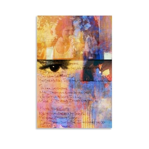 ERYAWIEH Jeff Buckley Poster, Wandkunst, Leinwand, ästhetisches Cover, Poster, moderne Kunstmalerei für Wohnzimmer, 30 x 45 cm, ungerahmter Stil ERYAWIEH Jeff Buckley Poster, Wandkunst, Leinwand, ästhetisches Cover, Poster, moderne Kunstmalerei für Wohnzimmer, 30 x 45 cm, ungerahmter Stil von ERYAWIEH