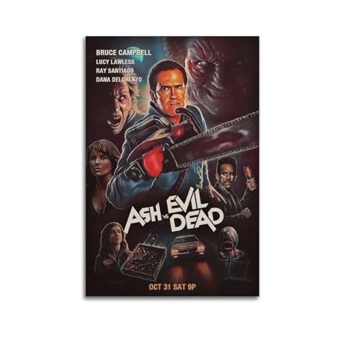 ERYAWIEH Poster "Ash Vs. Evil Dead", Wandkunst, Leinwand, ästhetisches Cover, Poster, moderne Kunst, Gemälde für Wohnzimmer, 30 x 45 cm, ungerahmter Stil ERYAWIEH Poster "Ash Vs. Evil Dead", Wandkunst, Leinwand, ästhetisches Cover, Poster, moderne Kunst, Gemälde für Wohnzimmer, 30 x 45 cm, ungerahmter Stil von ERYAWIEH