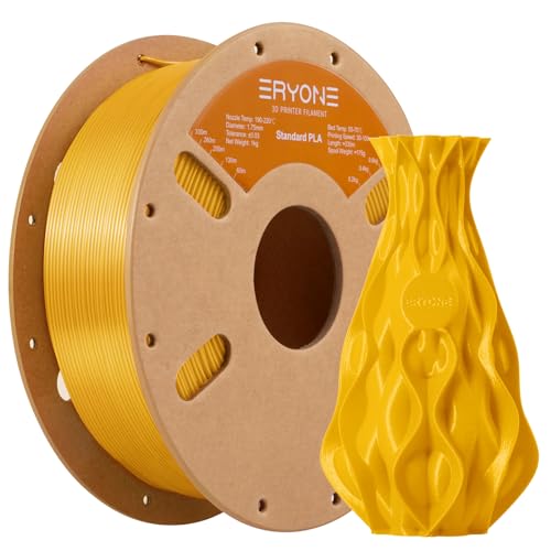 ERYONE PLA Filament 1.75 mm, 3D-Drucker Filament PLA, 0,03 mm, 1 kg/Spule, Mango von ERYONE