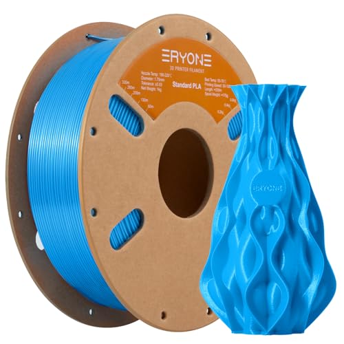 ERYONE PLA Filament 1.75 mm, 3D-Drucker Filament PLA, 0,03 mm, 1 kg/Spule, Blau von ERYONE