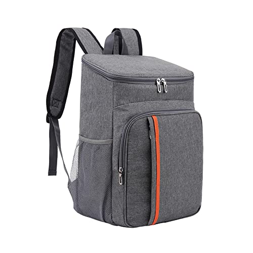 ERYUE 18 L Lecksof mit Großer Kapazität Leck zu Mittagessen Rucksack Thermal Großes Picknick Kühle und Warm Isolierte Tasche Im Freien Im Freien und Getränkeaufbewahrung Umhängetasche (Grau) von ERYUE