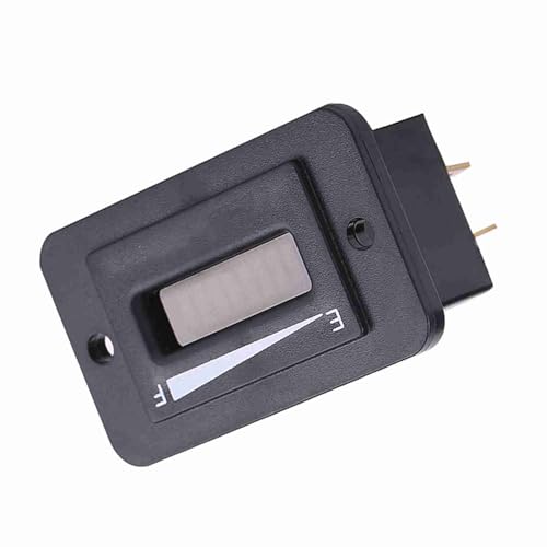 ERYUE Batteriemesser mit LED -Anzeige, 10 Segment -Balkendiagrammanzeige für 12 V/24 V, 36 V, 48 V Akku, Speicheroption, Hohe Zuverlässigkeit (BI003-48V) von ERYUE