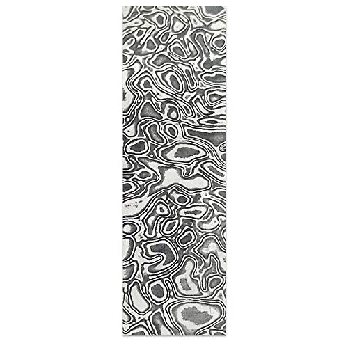 ERYUE Damaststahl,Damaskus Stahl Billet Sandwichplatte Material Gemusterter Stahl abgeschreckt Glättet für Make Cutter Multipurpose von ERYUE